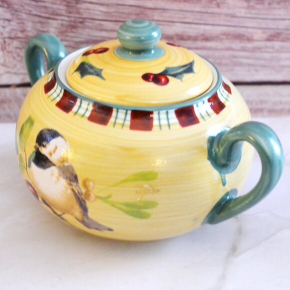 Lenox Winter Greetings Everyday Sugar Bowl And Creamer Christmas Decor - Picture 10 of 12